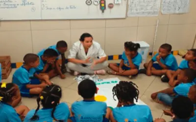 Nutritional education activity at the João Paulo II Educational Centre