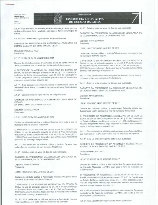 utilidade pública estadual