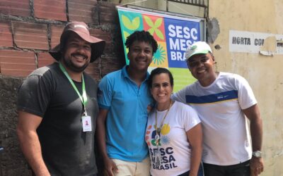 Educador do Centro Educativo João Paulo II participa de formação sobre hortas pedagógicas